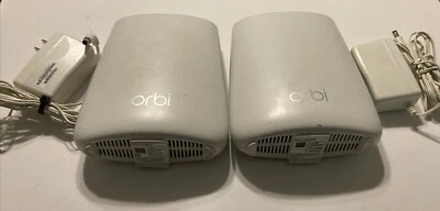 Netgear Orbi Router RBR20 with RBS20 Satellites (Orbi Mesh Tri-band WiFi) - Image 1 of 4