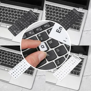 Spanisch Russischer Brief Aufkleber mit Tastatur Alphabetische Anordnung - Bild 1 von 28