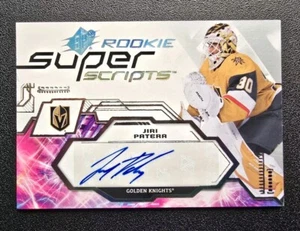 2023-24 Upper Deck SPX Hockey SSR-PA JIRI PATERA Super Scripts Rookie Autograph - Picture 1 of 2