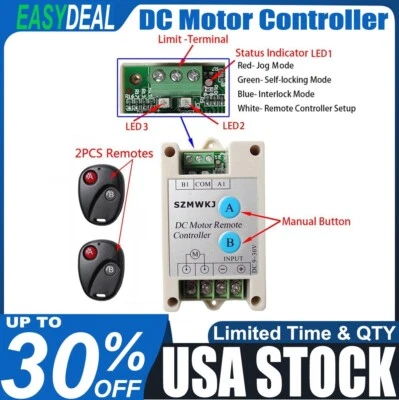 Kits de control remoto inalámbrico 9-30V actuador lineal controlador de motor eléctrico EL Foto 1 de 4