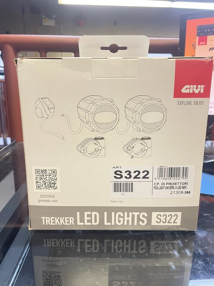 GIVI Trekker S322 Fog LED Lights - Image 1 of 4