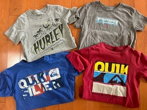 Quiksilver, Billabong and Hurley Size 6 Boys T-shirt Lot - Picture 1 of 2