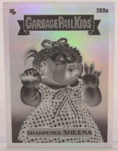 2024 Garbage Pail Kids Chrome Sharpened SHEENA #269a Negative Refractor - Bild 1 von 2