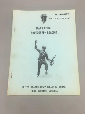 1993 US Deparment of Army Training Map & Aerial Photograph Reading MR-3 Vintage - Image 1 of 4