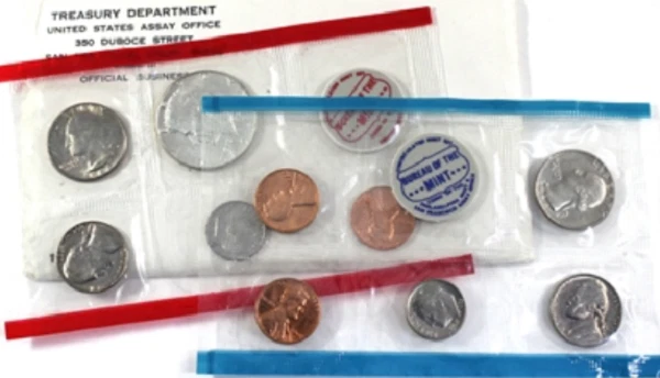 1968 United States US Six Coins Proof-Like P & D Mint Set. UNC - Image 1 of 1