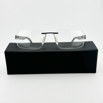 NOVO DESIGN AUTÊNTICO PORSCHE Óculos Sem Aro P’8233 S1 D Itália Borracha Titânio - Imagem 1 de 4