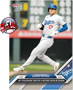 Shohei Ohtani 2024 Topps Now 779 Caps Off Season with 59th SB Presale - Bild 1 von 2