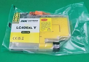 LC406XL PRINTER INK CARTRIDGE For Brother. YELLOW - NEW - Picture 1 of 2