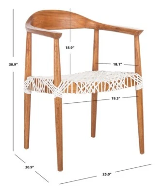 Safavieh JUNEAU ACCENT CHAIR, Reduced Price 2172754488 ACH1003A - Image 1 of 4