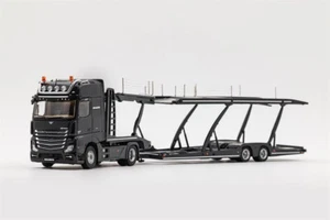 GCD 1:64 MB Actros Double Deck Trailer Black LHD Diecast Model Car - Picture 1 of 1