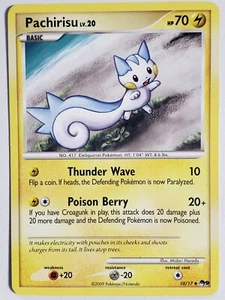 PROMO Pachirisu 10/17 LP / VLP - POP SERIES 9 Pokemon Card - Midori Harada Art - Picture 1 of 3