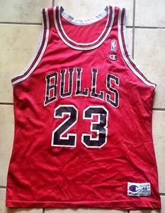 Camiseta de colección Champion Michael Jordan Chicago Bulls talla 44 en muy buena condición hecha en EE. UU. - Imagen 1 de 6