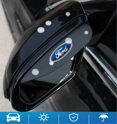 2 шт солнцезащитный козырек для зеркала заднего вида дождевик для бровей аксессуары для автомобиля Ford - Изображение 1 из 4