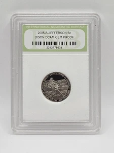 2005-S Jefferson 5c Bisonte DCAM PROVA GEMMA - Foto 1 di 4