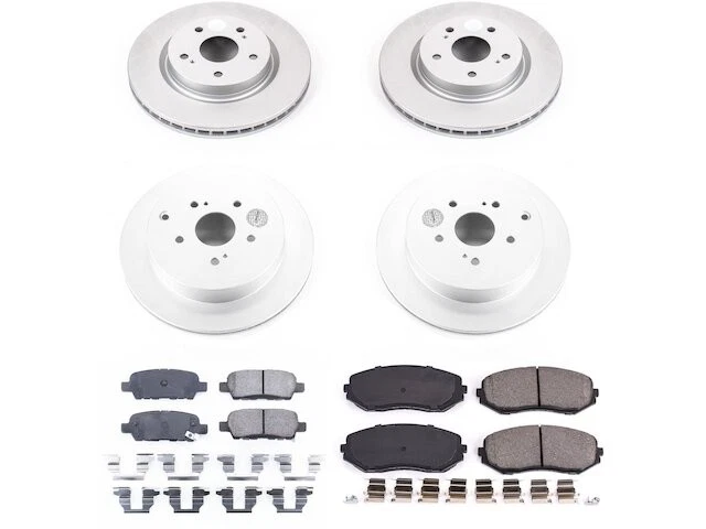 Kit de pastillas de freno y rotor delanteras y traseras para 09-13 Suzuki Grand Vitara PD56Z8 Foto 1 de 1