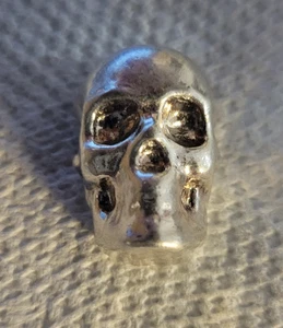 2 oz Atlantis Mint Hand Poured 999 fine Silver Skull~ - Picture 1 of 4