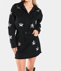 Buddylove Raelynn Denim Mini Dress Size S - Picture 1 of 5