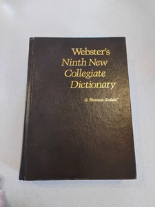 Webster's Ninth New Collegiate Dictionary: Brown-Leather-Like/Stock - Imagen 1 de 4