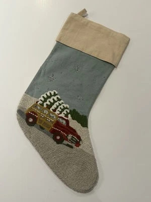 CERÁMICA GRANERO CREWEL NAVIDAD MEDIAS VINTAGE VAGÓN ÁRBOL Foto 1 de 4