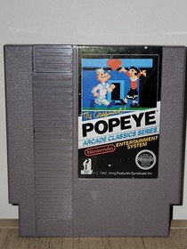 The Original Popeye Arcade Classics Series Nintendo NES Authentic Tested