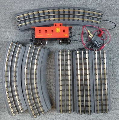 LOT MTH Electric Train Tracks 8 Curved 10 Strait 2 Large Curve Caboose Switch - Image 1 of 4
