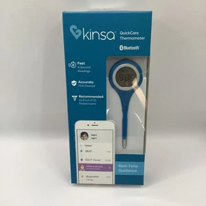 Kinsa KSA110 Quickcare Smart Bluetooth Digital Thermometer Oral Underarm Rectal - Picture 1 of 5