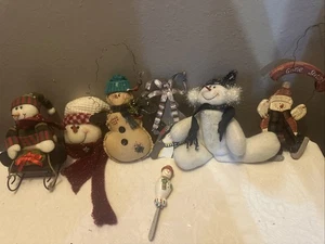 7 Piece Snowman Decor  Christmas - Picture 1 of 5