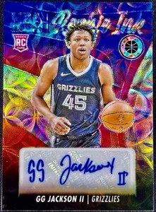 2023-24 NBA Hoops Premium Stock GG Jackson II RC Rookie INK Scope Auto 4/75 - Foto 1 di 2