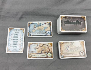 Days of Wonder Ticket to Ride Europe Parts Complete Set Replacement Cards - Picture 1 of 2