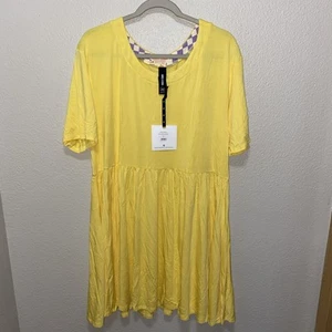 Agnes & Dora Women’s Kahlo Dress Size XL Sunflower Yellow - Picture 1 of 6