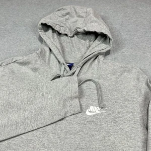 Nike Sudadera Para Hombre Mediana Sudadera con Capucha Gris Manga Larga Pullover Ligero - Imagen 1 de 9