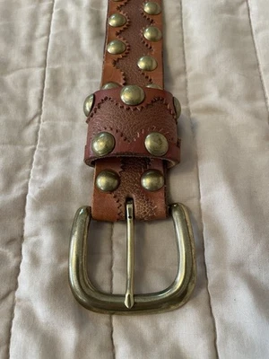 Betsy Johnson Leather Belt Women’s Size M - Image 1 of 4