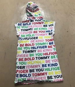 Tommy Hilfiger Girl Sleeveless Dress Size 10 Multi All Over Logo Pattern Sz 10. - Picture 1 of 10