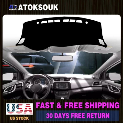 Sunproof Dashboard Cover Mat for 2013-2019 Nissan Sentra Interior Protection Pad - Imagem 1 de 4