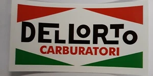 Dellorto Carburatori Car Vespa Scooter Camper Van Decal Sticker - Picture 1 of 1