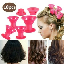 10x Magic Silicone Hair Curlers Rollers No Heat Clip Formers Styling Curling DIY