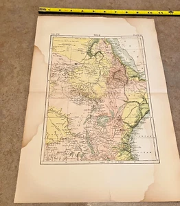 Antique Map of the Nile Plate XV, free shipping, good for framing - Picture 1 of 5