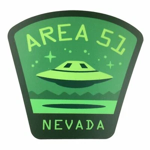 Area 51, Nevada UFO Travel Sticker - Picture 1 of 1
