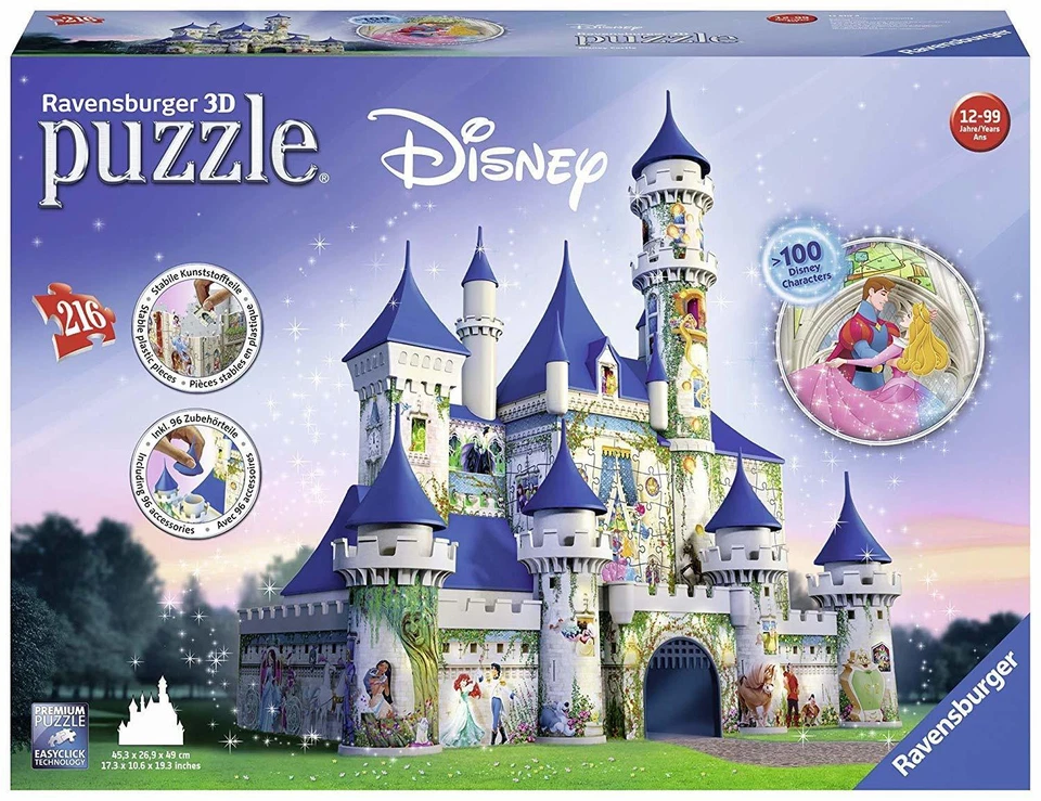 Disney Castle 3D Puzzle by Ravensburger - image 1 of 1