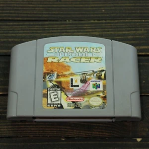 Star Wars Episode 1 Racer Nintendo 64 Game - Tested - Authentic - Cartridge Only - Picture 1 of 2