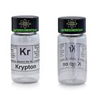 Krypton gas element 36 sample Kr 99,9 mini ampoule in labeled glass vial