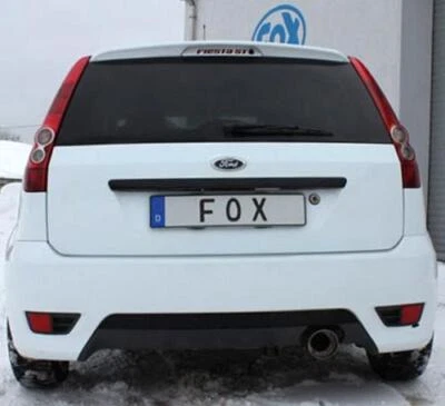 Fox Scarico Sportivo Ford Fiesta MK6 1.2l 1.3l 1.4l Da Anno Fab. 01 - 1 x 90mm - Immagine 1 di 4