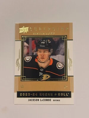 2023-24 Upper Deck Series 2 - Honor Roll Jackson LaCombe #HR43 (RC) Rookie - Image 1 of 2