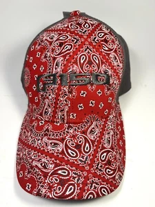New Ford F150 Adjustable Hat Red Paisley Bandanna Pattern New With Tags - Picture 1 of 6