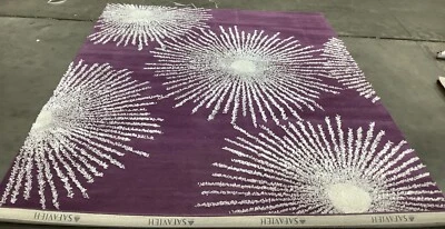 Alfombra PÚRPURA/MARFIL 7'-6" x 9'-6" defecto, precio reducido 1172680082 SOH712P-8 Foto 1 de 4