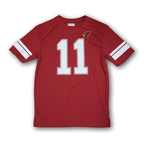 Arizona Cardinals NFL Team Apparel Men's #11 Fitzgerald Red Short Sleeve Jersey Cover