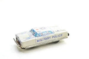 TN- JAPAN TIN-LYTHO MILITARY POLICE CAR - Picture 1 of 9
