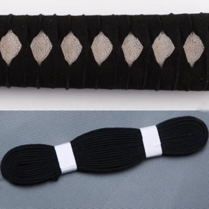  4m Black Cotton Ito Sageo Wrapping Cord For Japanese Samurai Sword Katana Tsuka - Picture 1 of 4