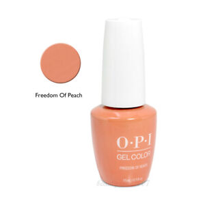 OPI Soak Off Gel Nail Polish GC W59 Freedom Of Peach 0.5oz 