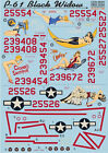 Print Scale 48-034 Decal for P-61 Black Widow Part 1  - 1/48 scale